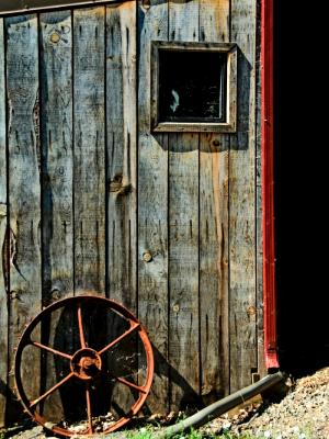 Rusting wheel
